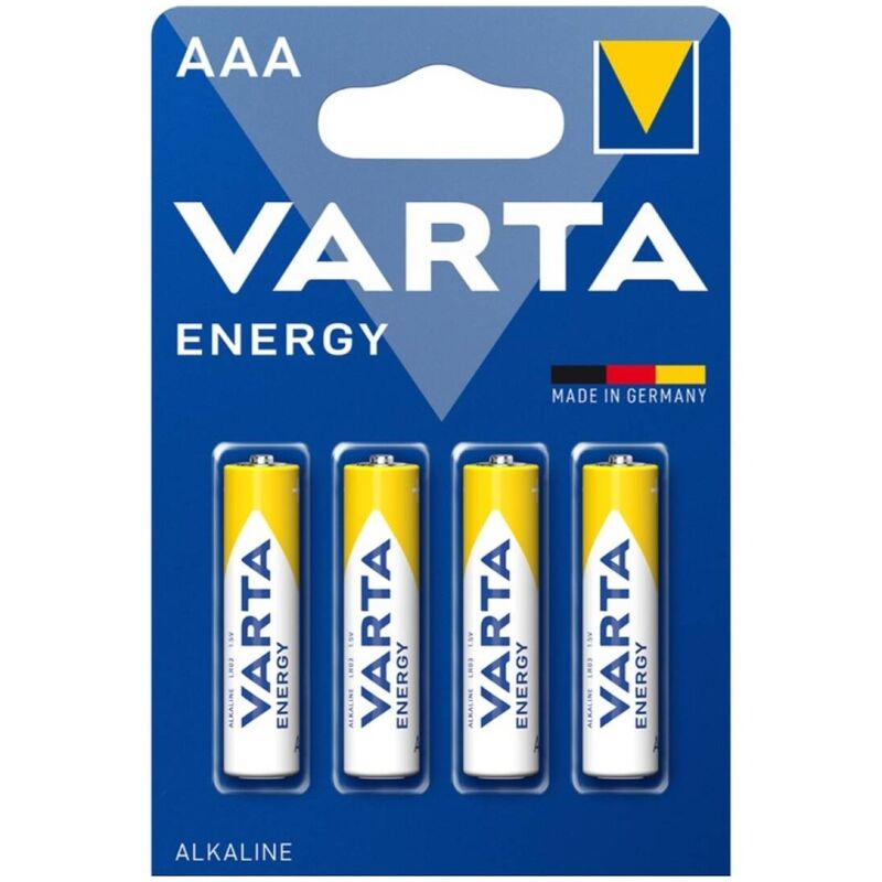 Varta-Batterie Alcaline Energy AAA LR03 Blister*4 1 Varta-Batterie Alcaline Energy AAA LR03 Blister*4 · Batterie & Accessori