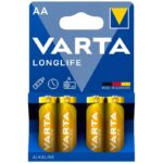 Varta-Longlife Batterie Alcaline AA LR6 Blister*4 · Batterie & Accessori