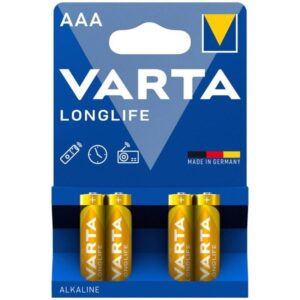 Varta-Batterie Alcaline Longlife AAA LR03 Blister*4