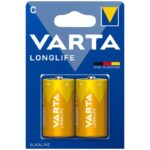 Varta-Longlife Batteria alcalina C LR14 - Blister*2 · Batterie & Accessori
