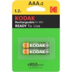 Kodak-Batteria ricaricabile HR03 AAA 650mAh Blister*2-Rechargeable · Batterie & Accessori