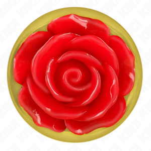 Kink Pleasure Plugs-Plug anale Oro Rosa con Rosa Rosso - Size · Accessori BDSM (imaginea 4)