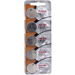 Maxell-Batteria al litio CR2025 3V, Blister da 5 pezzi · Batterie & Accessori