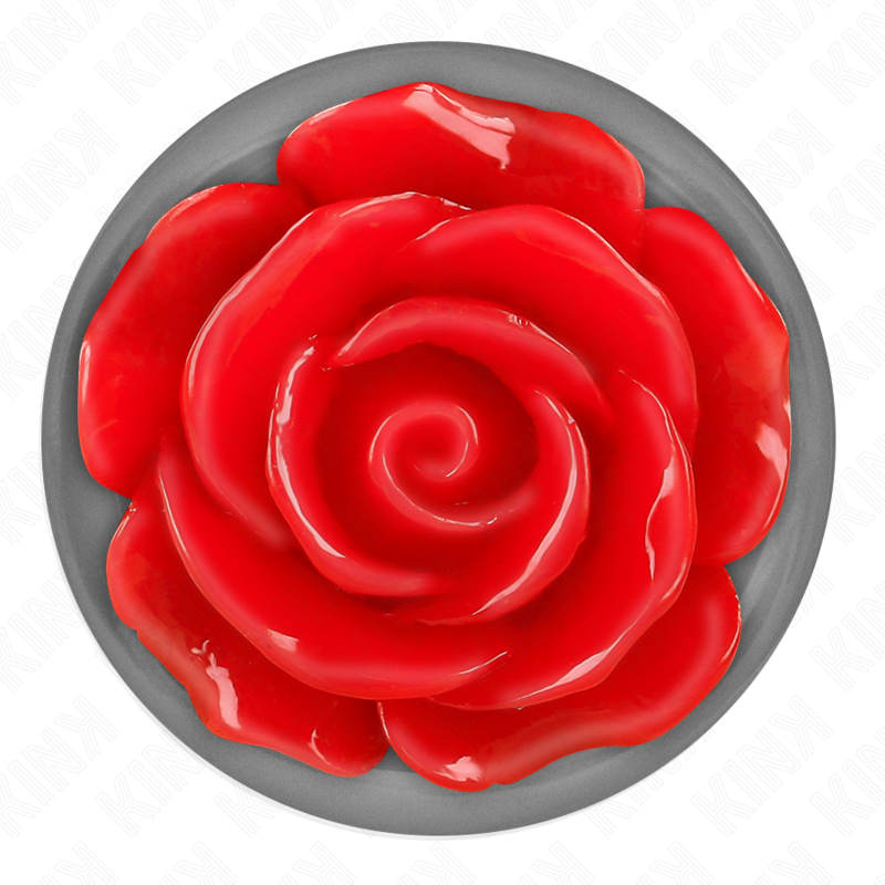 Kink Pleasure Plugs-Plug anale con Rosa Rosso, Dimensione L-Metal 5 Kink Pleasure Plugs-Plug anale con Rosa Rosso, Dimensione L-Metal · Accessori BDSM (imaginea 5)