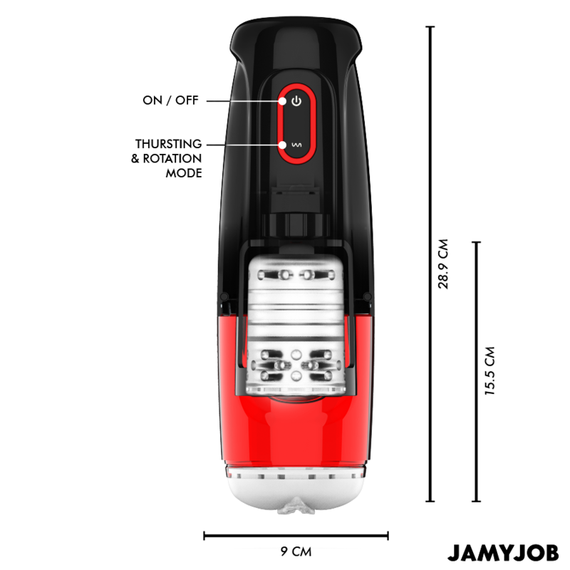 Jamyjob-Storm Automatico Masturbatore Vaginale 10 modalità Rotazione e 10 2 Jamyjob-Storm Automatico Masturbatore Vaginale 10 modalità Rotazione e 10 · Anelli & Guaine per pene (imaginea 2)