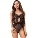 Livco Corsetti Fashion-Paula LC-20209 Corpo con pizzo Nera · Lingerie sexy donna
