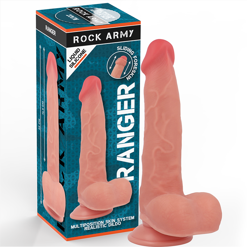 Rock Army-Liquido Silicone Ranger 22 cm -o- 3.6 cm-Waterproof · Dildo & Stimolatori (immagine 5)
