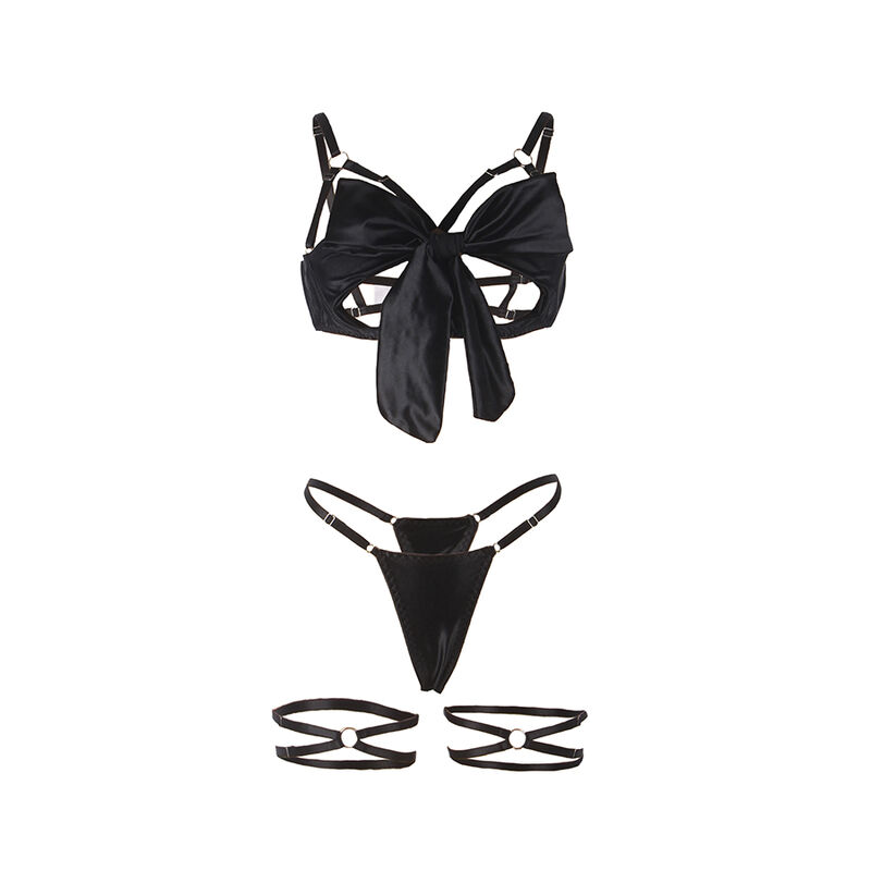 Subblime Sets-955205 Set reggiseno regolabile Nera, L/XL · Lingerie sexy donna (imaginea 8)