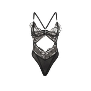 Subblime Bodies-955229 Corpo Trasparente con Pizzo Tagliato · Lingerie sexy donna (immagine 5)