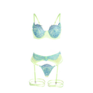 Subblime Sets-955311 Set reggiseno con pizzo Eyelash e giarrettiere · Lingerie sexy donna (imaginea 7)