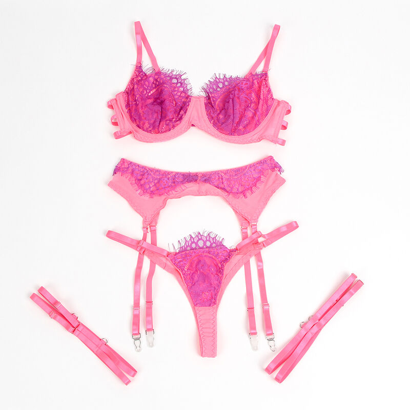Subblime Sets-955366 Set reggiseno con pizzo Eyelash e giarrettiere 8 Subblime Sets-955366 Set reggiseno con pizzo Eyelash e giarrettiere · Lingerie sexy donna (imaginea 8)