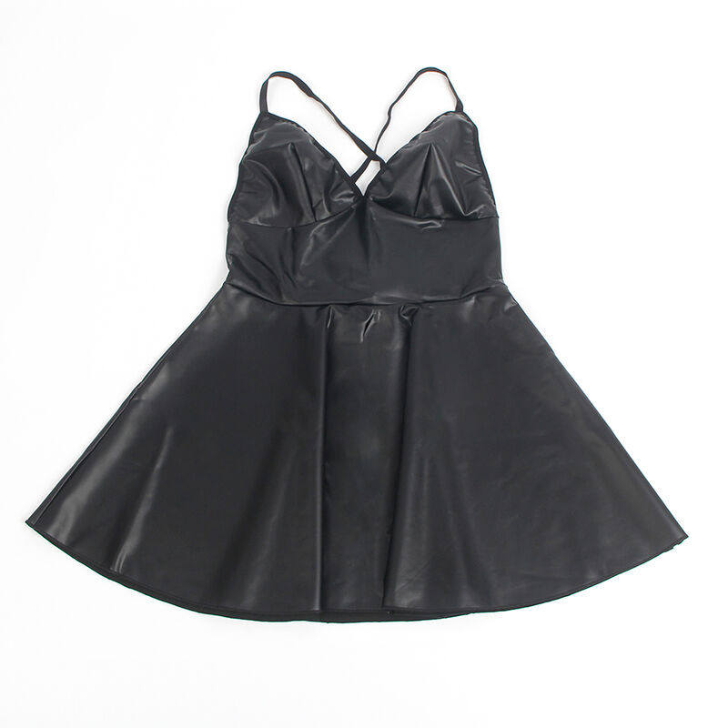 Subblime Dresses-955380 Nero negligenza in pelle Pu con cinghie 7 Subblime Dresses-955380 Nero negligenza in pelle Pu con cinghie · Lingerie sexy donna (imaginea 7)