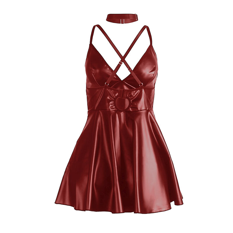 Subblime Dresses-955397 Abito con Bretelle Borgogna con Finitura · Lingerie sexy donna (imaginea 6)