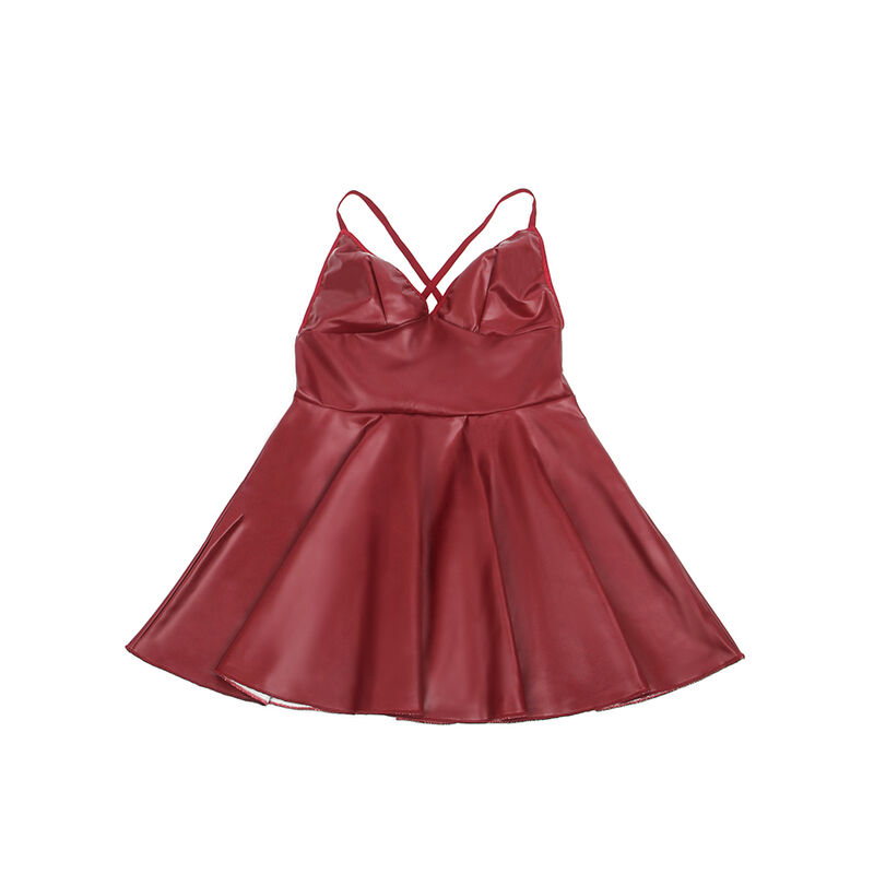 Subblime Dresses-955403 Abito con Bretelle Borgogna e Accenti · Lingerie sexy donna (immagine 7)