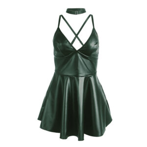 Subblime Dresses-955434 Abito con spalline di pelle Verde S/M 15 Subblime Dresses-955434 Abito con spalline di pelle Verde S/M · Lingerie sexy donna (imaginea 5)