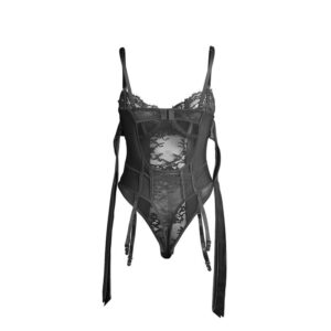 Subblime Bodies-955496 Corpo in pizzo con funi e giarrettiere · Lingerie sexy donna (imaginea 5)