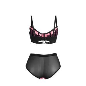 Subblime Sets-955588 Set reggiseno Rosa in pizzo e mesh · Lingerie sexy donna (immagine 10)