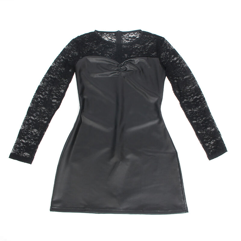 Subblime Dresses-955601 Abito con Maniche Lunghe in Pu e Pizzo 6 Subblime Dresses-955601 Abito con Maniche Lunghe in Pu e Pizzo · Lingerie sexy donna (imaginea 6)