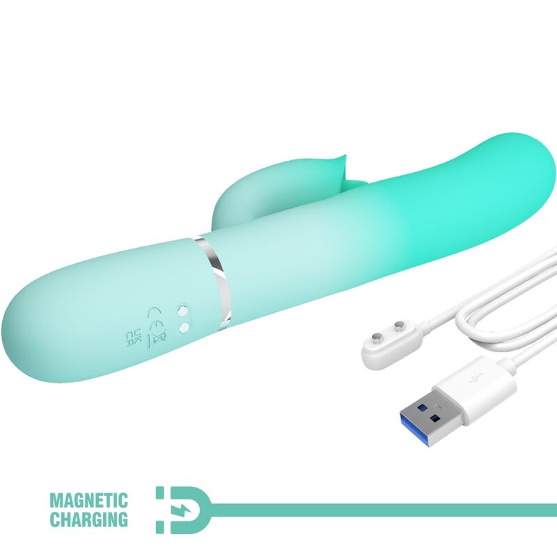 High Tech-Gigi Rabbit Vibratore Multifunzione Aqua — PRETTY LOVE · Vibratori (immagine 6)