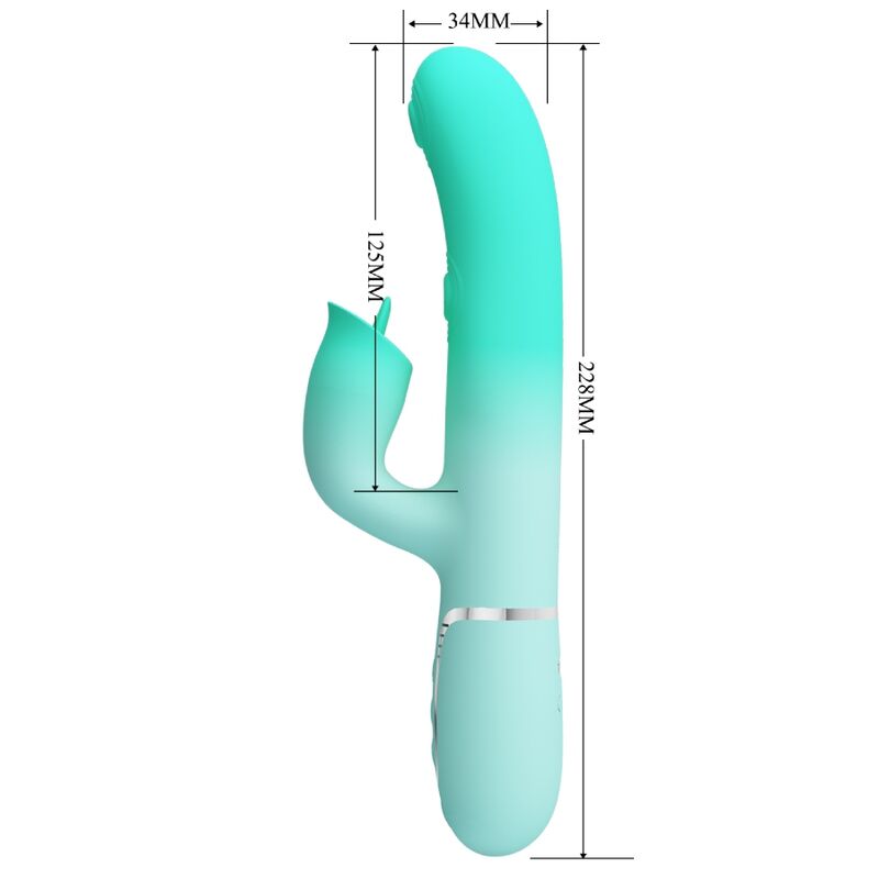 High Tech-Gigi Rabbit Vibratore Multifunzione Aqua — PRETTY LOVE · Vibratori (immagine 9)
