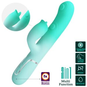 High Tech-Gigi Rabbit Vibratore Multifunzione Aqua — PRETTY LOVE · Vibratori