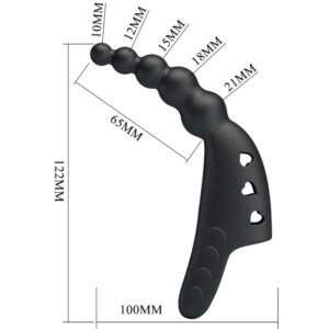 Fun Toys-Jordin Finger Vibrator 10 Vibrazioni Nero-Silicone, 10 18 Fun Toys-Jordin Finger Vibrator 10 Vibrazioni Nero-Silicone, 10 — PRETTY LOVE · Vibratori (imaginea 8)