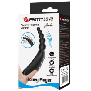 Fun Toys-Jordin Finger Vibrator 10 Vibrazioni Nero-Silicone, 10 14 Fun Toys-Jordin Finger Vibrator 10 Vibrazioni Nero-Silicone, 10 — PRETTY LOVE · Vibratori (imaginea 4)