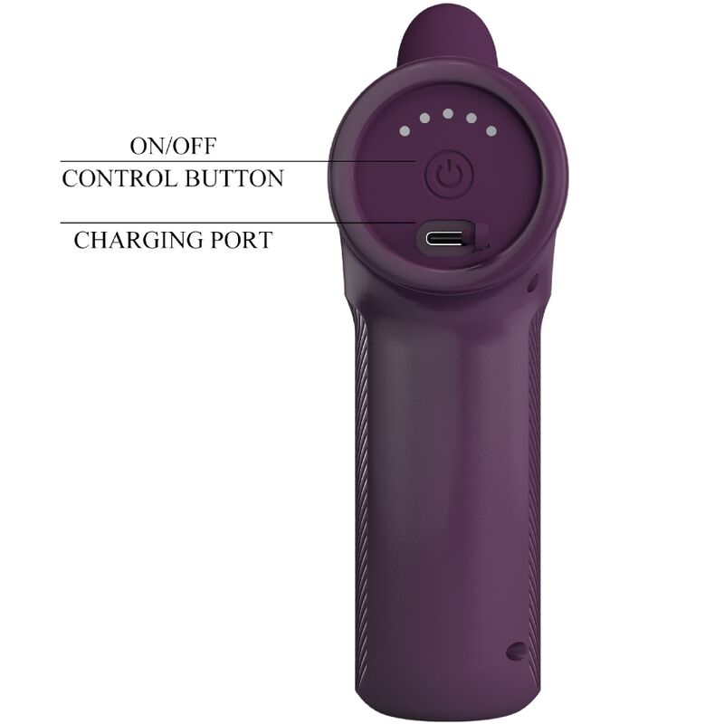 High Tech-Dj Scholar Massaggiatore 5 Impostazioni Viola-Silicone, 5 3 High Tech-Dj Scholar Massaggiatore 5 Impostazioni Viola-Silicone, 5 — PRETTY LOVE · Vibratori (imaginea 3)