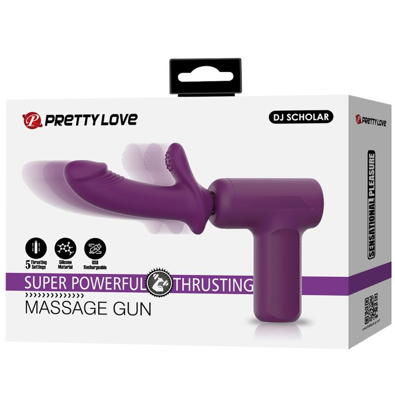 High Tech-Dj Scholar Massaggiatore 5 Impostazioni Viola-Silicone, 5 9 High Tech-Dj Scholar Massaggiatore 5 Impostazioni Viola-Silicone, 5 — PRETTY LOVE · Vibratori (imaginea 9)