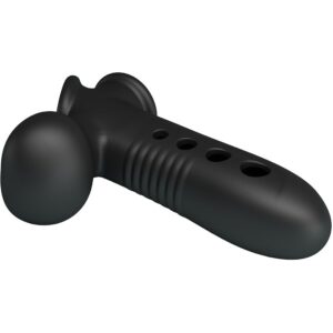 For Him-Crane Guaina per pene con Airbag Nero-Silicone 17 For Him-Crane Guaina per pene con Airbag Nero-Silicone — PRETTY LOVE · Anelli & Guaine per pene (imaginea 7)