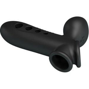For Him-Crane Guaina per pene con Airbag Nero-Silicone 16 For Him-Crane Guaina per pene con Airbag Nero-Silicone — PRETTY LOVE · Anelli & Guaine per pene (imaginea 6)