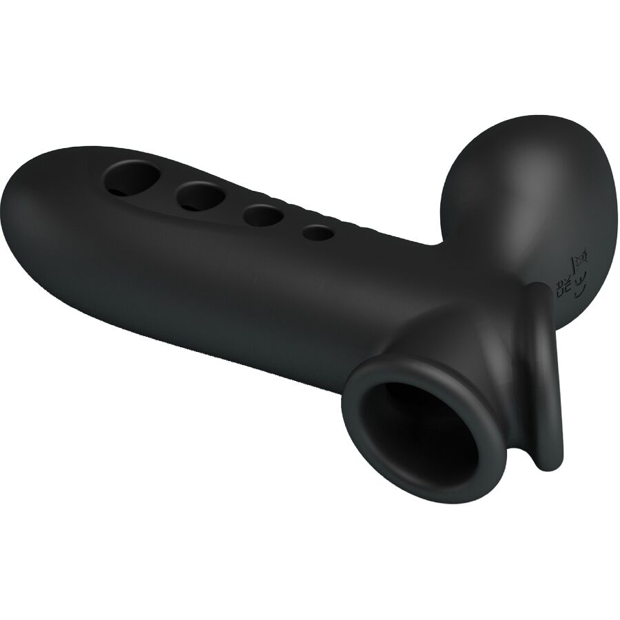 For Him-Crane Guaina per pene con Airbag Nero-Silicone 6 For Him-Crane Guaina per pene con Airbag Nero-Silicone — PRETTY LOVE · Anelli & Guaine per pene (imaginea 6)