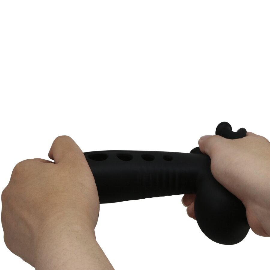 For Him-Crane Guaina per pene con Airbag Nero-Silicone 10 For Him-Crane Guaina per pene con Airbag Nero-Silicone — PRETTY LOVE · Anelli & Guaine per pene (imaginea 10)