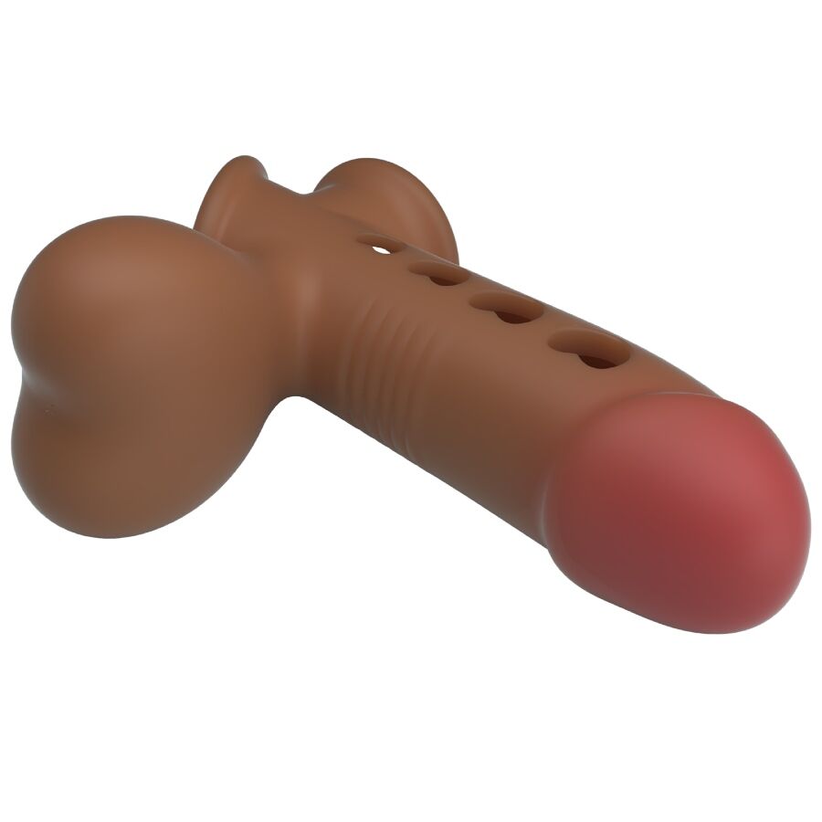 For Him-Tyronn Guaina per pene con Airbag-Silicone, impermeabile — PRETTY LOVE · Anelli & Guaine per pene (immagine 2)