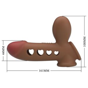 For Him-Tyronn Guaina per pene con Airbag-Silicone, impermeabile — PRETTY LOVE · Anelli & Guaine per pene (immagine 3)