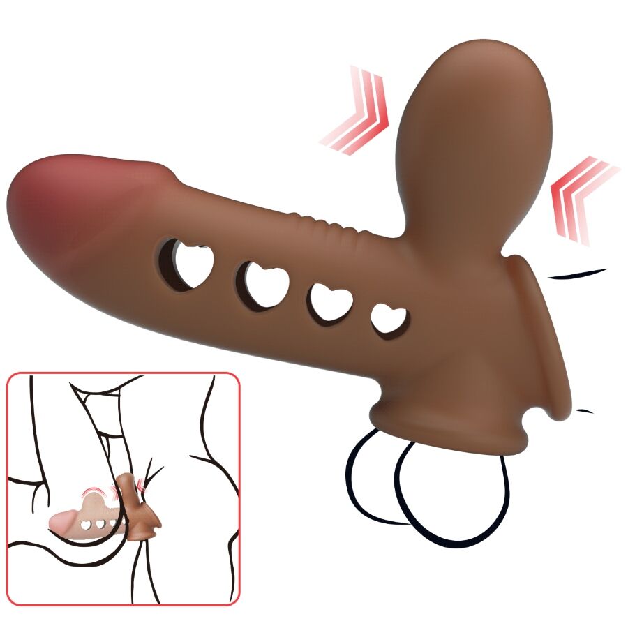 For Him-Tyronn Guaina per pene con Airbag-Silicone, impermeabile — PRETTY LOVE · Anelli & Guaine per pene (immagine 4)