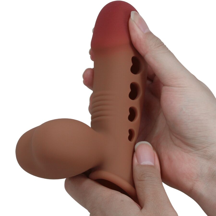 For Him-Tyronn Guaina per pene con Airbag-Silicone, impermeabile — PRETTY LOVE · Anelli & Guaine per pene (immagine 5)