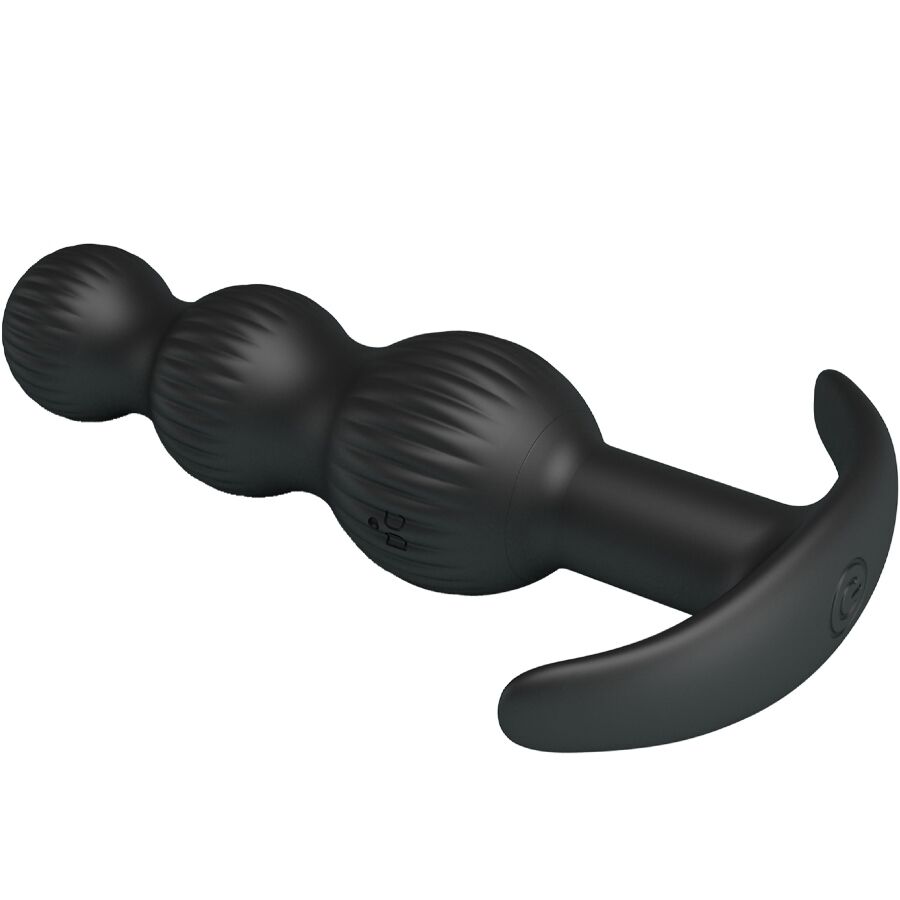 Anal Toys-Sidney Vibratore Anale 10 Vibrazioni, Nero-Silicone, 10 — PRETTY LOVE · Vibratori (immagine 2)