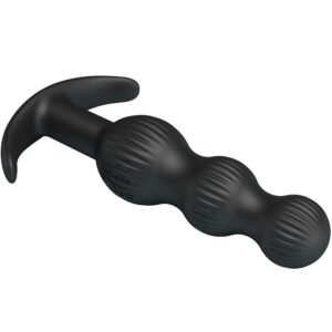 Anal Toys-Sidney Vibratore Anale 10 Vibrazioni, Nero-Silicone, 10 — PRETTY LOVE · Vibratori (immagine 3)