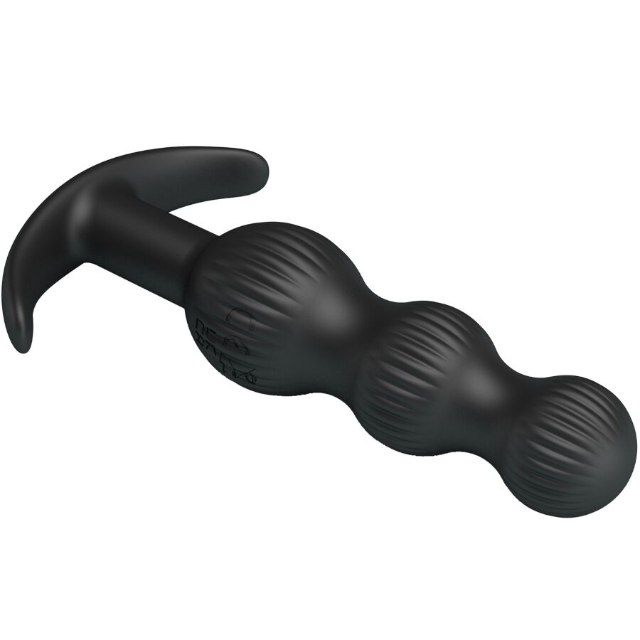 Anal Toys-Sidney Vibratore Anale 10 Vibrazioni, Nero-Silicone, 10 — PRETTY LOVE · Vibratori (immagine 3)