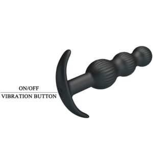 Anal Toys-Sidney Vibratore Anale 10 Vibrazioni, Nero-Silicone, 10 — PRETTY LOVE · Vibratori (immagine 8)