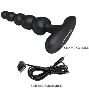 Anal Toys-Corvano Vibratore Anale 10 Vibrazioni Nero-Silicone, 10 — PRETTY LOVE · Vibratori (imaginea 6)