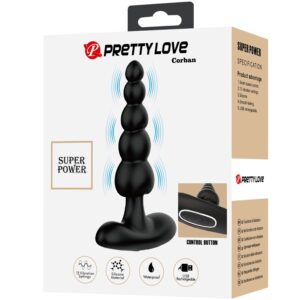 Anal Toys-Corvano Vibratore Anale 10 Vibrazioni Nero-Silicone, 10 — PRETTY LOVE · Vibratori (imaginea 10)