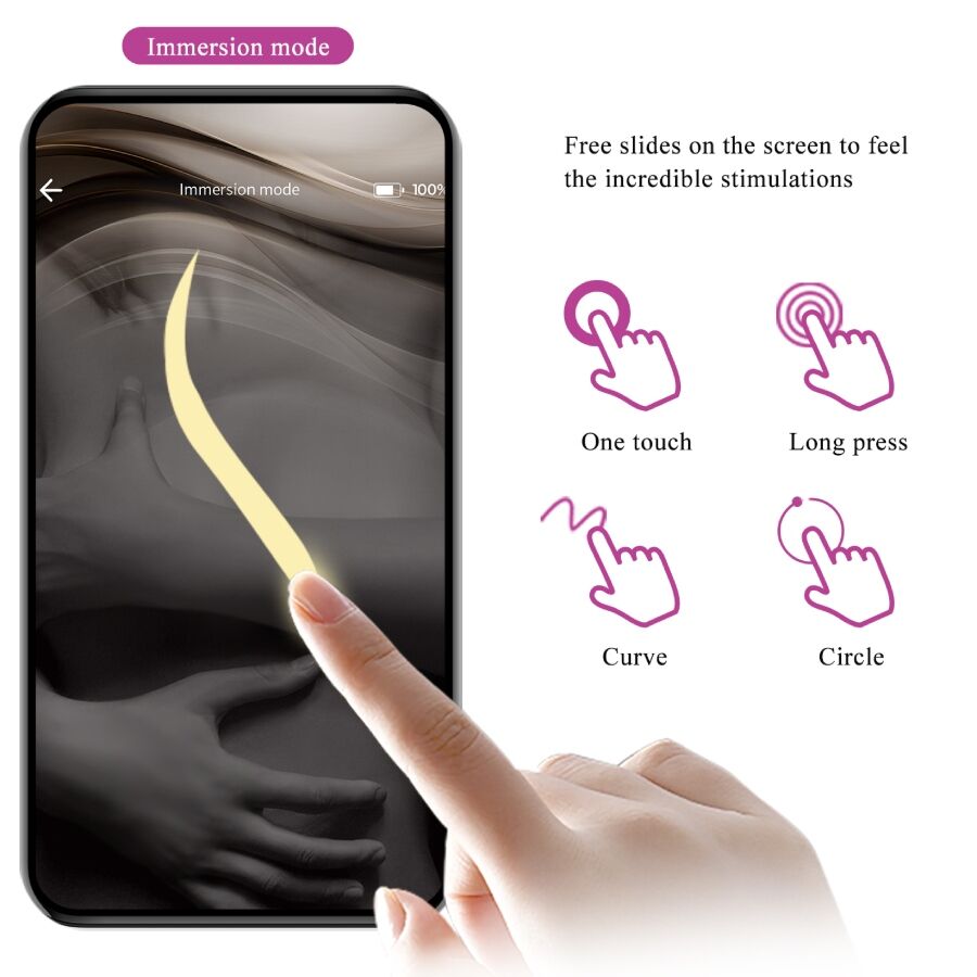 App Series-Leviathan Vibratore Controllato tramite App, Viola-Silicone — PRETTY LOVE · Giocattoli per coppie (imaginea 4)