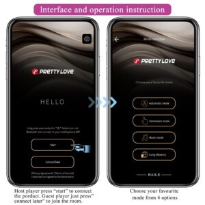 App Series-Leviathan Vibratore Controllato tramite App, Viola-Silicone — PRETTY LOVE · Giocattoli per coppie (imaginea 5)