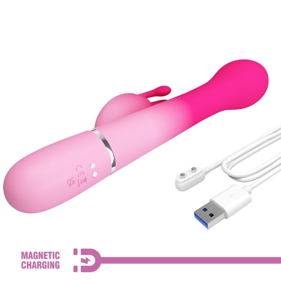 High Tech-Dejon 3 in 1 Rabbit Vibratore Multifunzione — PRETTY LOVE · Vibratori (immagine 4)