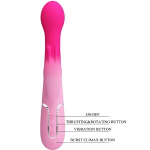 High Tech-Dejon 3 in 1 Rabbit Vibratore Multifunzione — PRETTY LOVE · Vibratori (immagine 7)