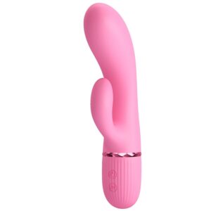 High Tech-Marski Rabbit Vibrator & G-spot Rosa-Silicone, 10 velocità — PRETTY LOVE · Vibratori (imaginea 2)
