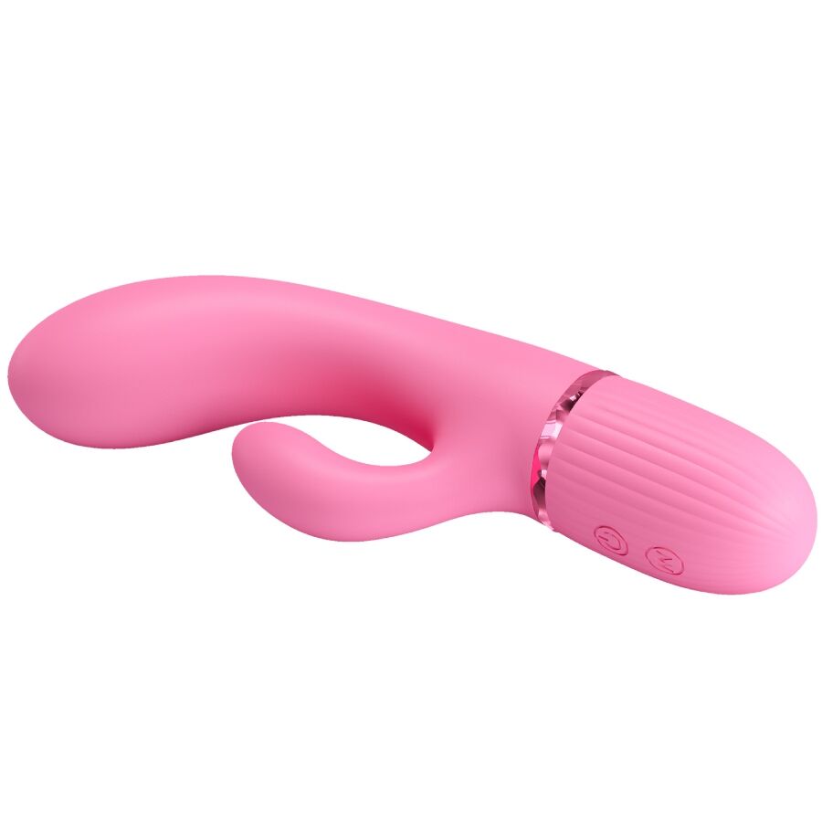 High Tech-Marski Rabbit Vibrator & G-spot Rosa-Silicone, 10 velocità 3 High Tech-Marski Rabbit Vibrator & G-spot Rosa-Silicone, 10 velocità — PRETTY LOVE · Vibratori (imaginea 3)