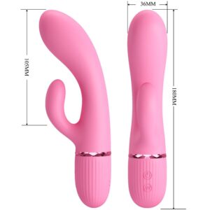 High Tech-Marski Rabbit Vibrator & G-spot Rosa-Silicone, 10 velocità — PRETTY LOVE · Vibratori (imaginea 4)